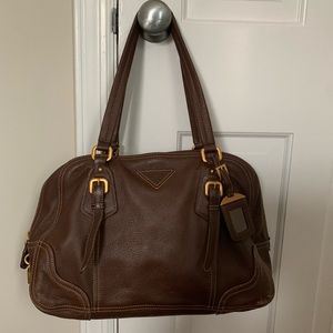 Prada Brown Leather Purse
